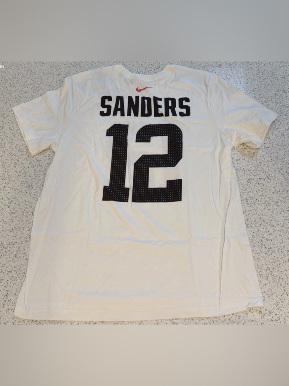Nike Cleveland Browns NFL Football Shirt Sanders #12 White Black Size XL - Picture 3 of 3